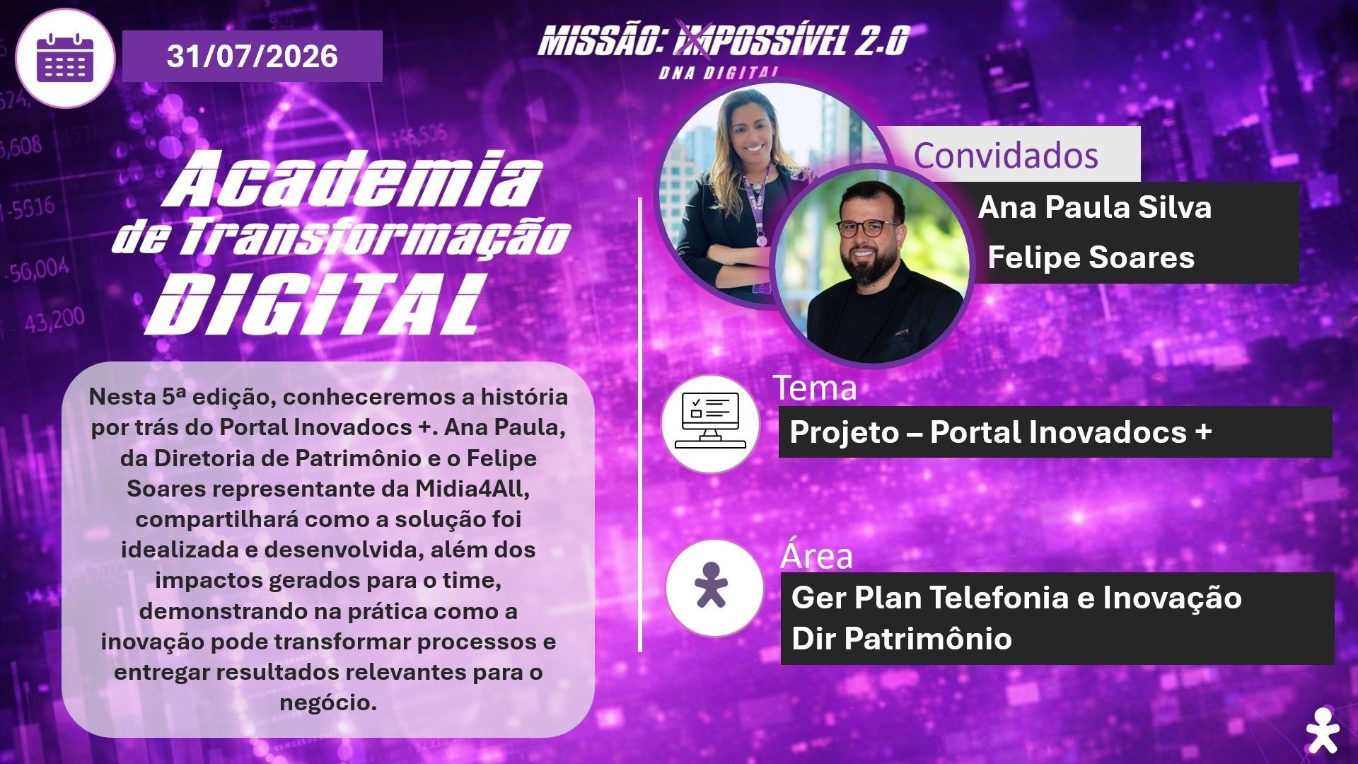 Projeto InovaDocs e transformação digital